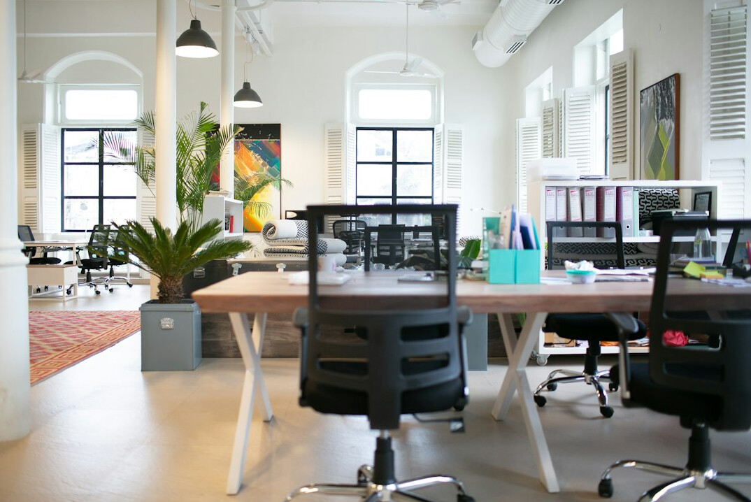 eco friendly office setup
